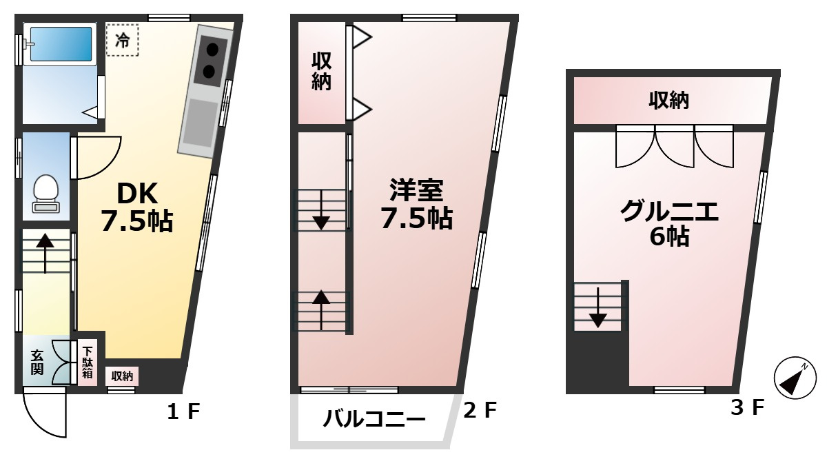 白山２丁目戸建の間取り