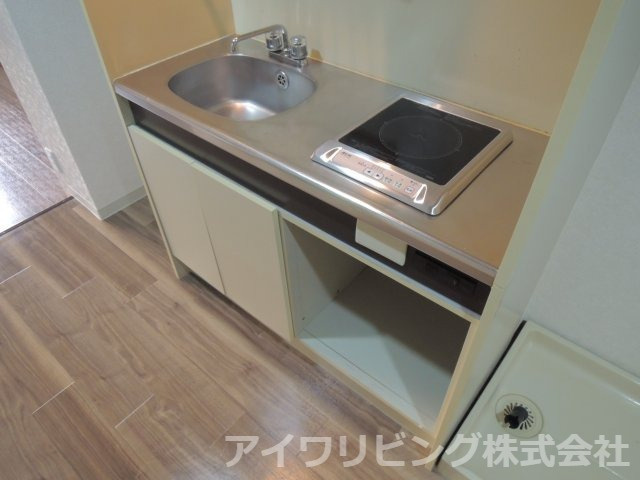 ジュネス桜ヶ丘のキッチン|IHコンロ1口付き【ジュネス桜ヶ丘】