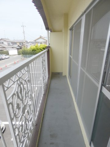 山下様貸店舗のバルコニー