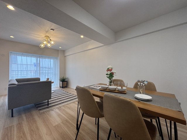 【居間・リビング】御幣島スカイハイツ 