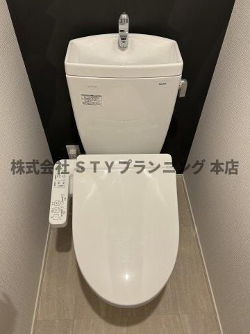 仲介手数料０円！MOVE本陣PREMIOのトイレ