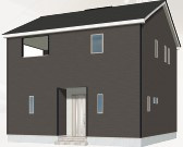 【外観パース】 | クレイドルガーデン山梨市下神内川第1　3号棟 | 外観パースです