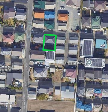 高崎市上中居町売地の地図