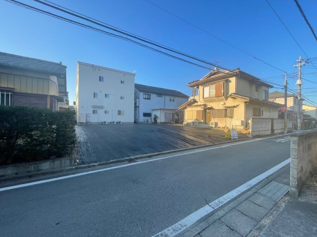 高崎市上中居町売地の前面道路含む現地写真