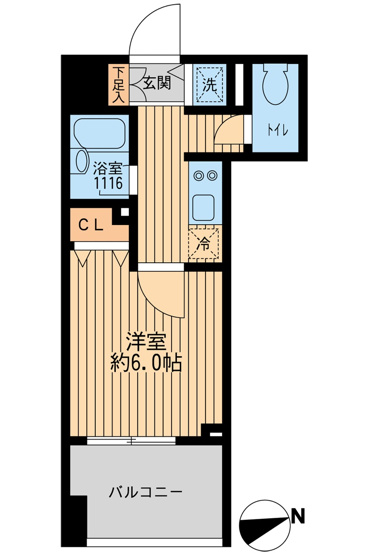 【間取り】 | クリオ戸越銀座壱番館