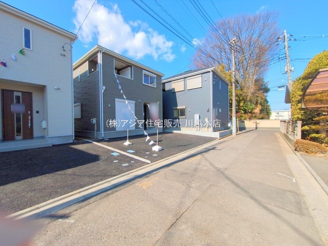 月々８万円台～　新築戸建　川越市南大塚第13の前面道路含む現地写真|2号棟　前面道路北東4.2ｍ公道