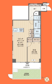 【間取り】 | コーラルハイツ蓮根Ⅱ