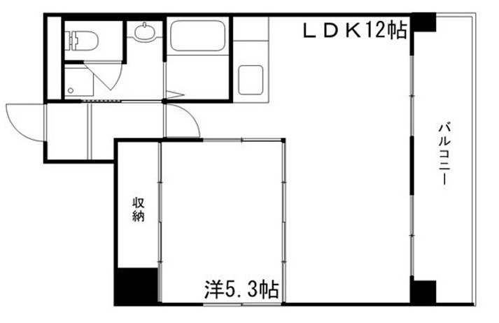 大栄・十二所前レジデンスの間取り