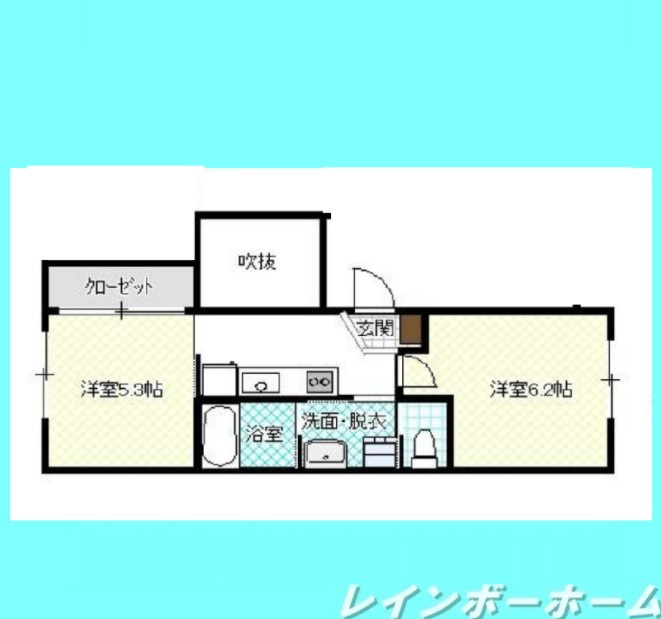 担当エリアのルームアドバイザーが直接対応いたしますの間取り