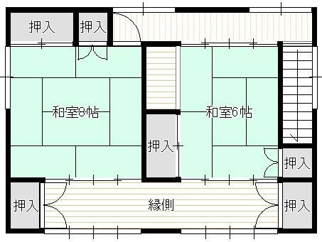【間取り】 | 長井市森　中古戸建
