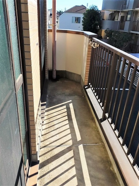 小川マンションのバルコニー