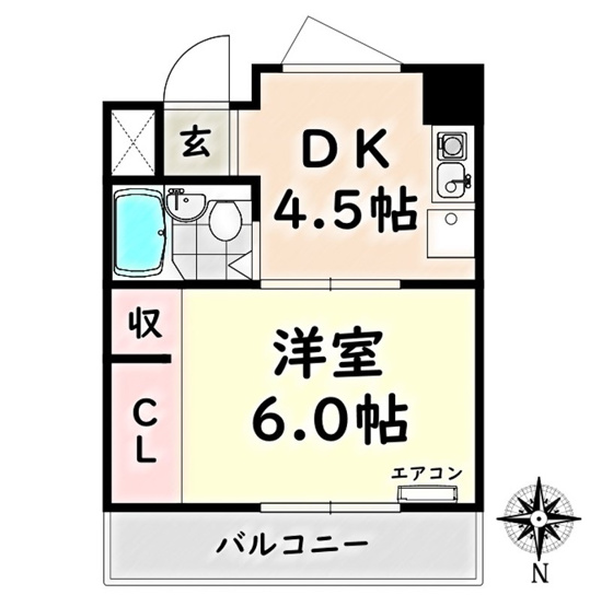 【間取り】 | キャッスルミニ松園【名古屋市賃貸・RC造】