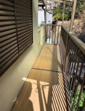 【バルコニー】 | 須磨一ノ谷町3丁目戸建(収益) | 前回賃貸募集時の写真です。参考としてご確認ください。