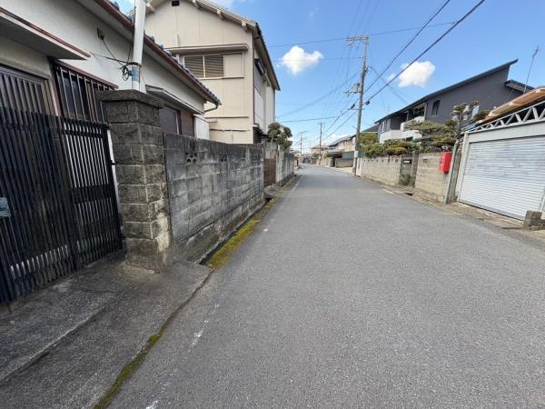 和歌山市井辺　土地の前面道路含む現地写真