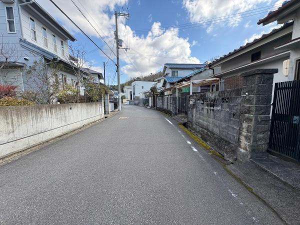 和歌山市井辺　土地の前面道路含む現地写真