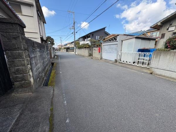 和歌山市井辺　土地の前面道路含む現地写真