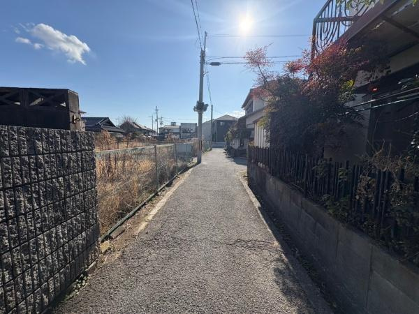 和歌山市福島　土地の前面道路含む現地写真