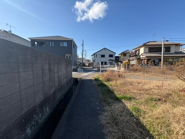 和歌山市福島　土地の前面道路含む現地写真