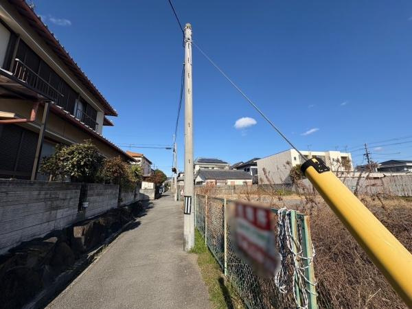 和歌山市福島　土地の前面道路含む現地写真