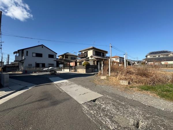 和歌山市福島　土地の前面道路含む現地写真