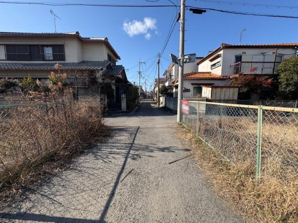 和歌山市福島　土地の前面道路含む現地写真