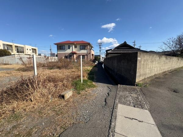 和歌山市福島　土地の前面道路含む現地写真
