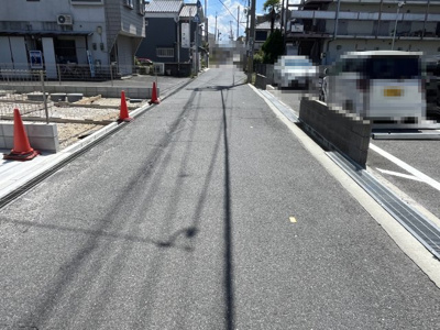 【前面道路含む現地写真】 | 大和高田市西三倉堂１丁目 全2区画 1号地