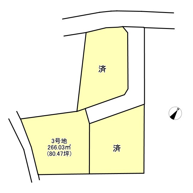 売土地の土地図