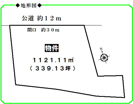 岐阜市三田洞東１丁目の売地の土地図