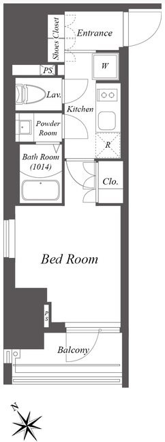 ブランシエスタ横浜高島町の間取り