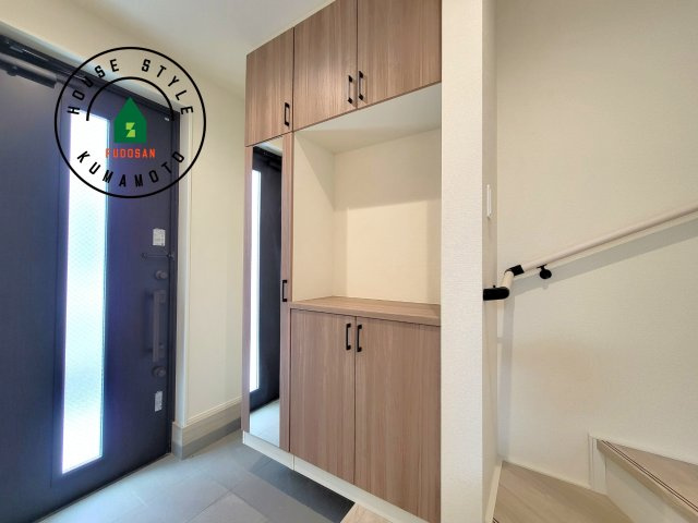 熊本市東区東野2丁目第1-2棟（2号棟）の防犯設備|二重ロックでしっかり防犯対策ができます。