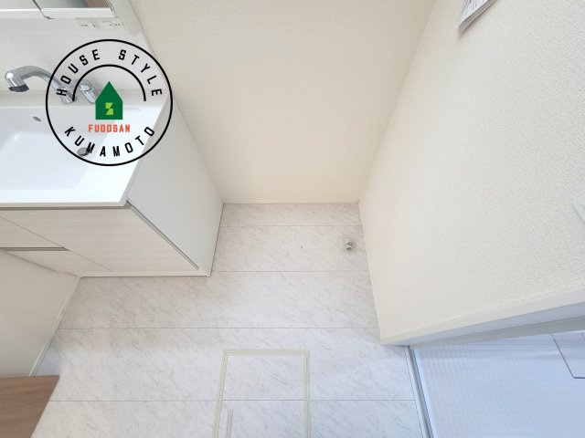 熊本市東区東野2丁目第1-2棟（2号棟）のランドリースペース|ランドリースペースとなります。広々して有効的にご使用できます。 