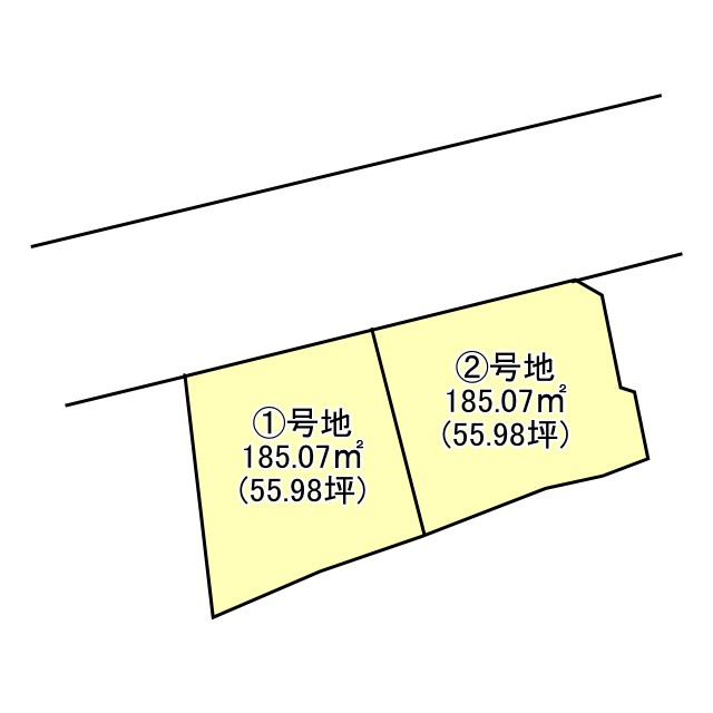 洲之内　分譲地　2号地の土地図