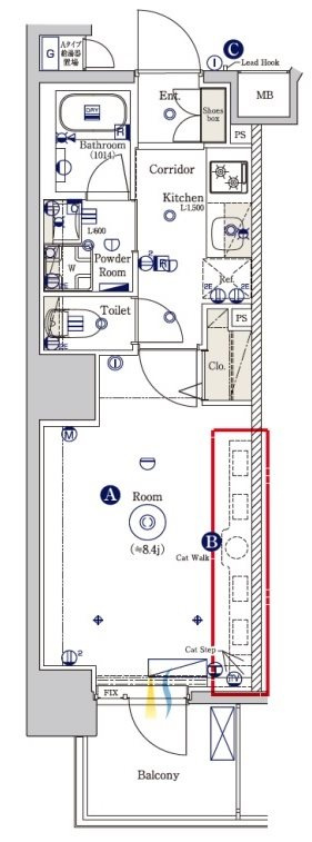 SYNEX横濱青木町の間取り