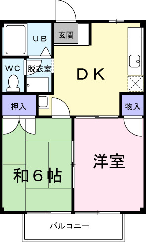 【間取り】 | プライムハイツⅡ