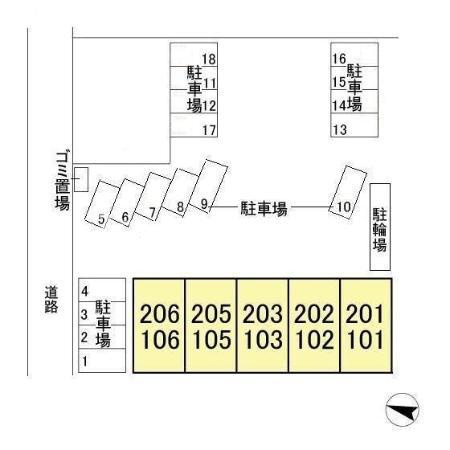 ラ・フォーレ・シャンテの区画図