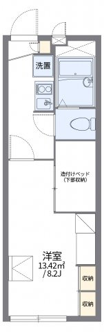 【間取り】 | レオパレスバラの妖精