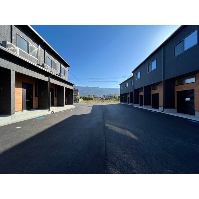 久留米市田主丸町豊城のタウンのバルコニー
