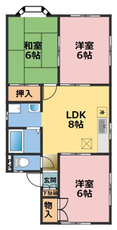 【間取り】 | レークサイドIII