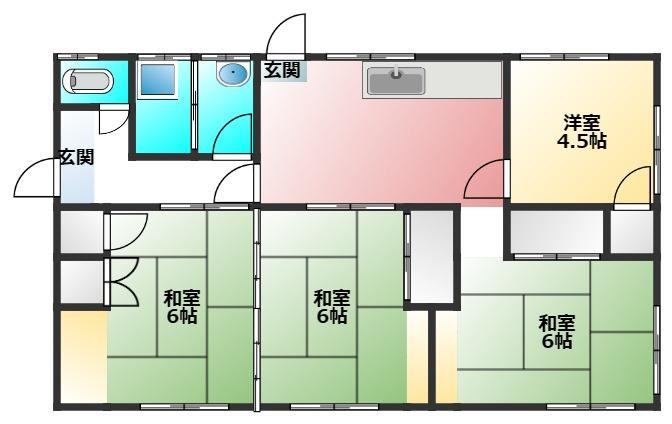 笹原町戸建ての間取り