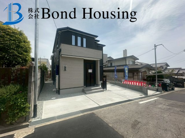 小学校まで徒歩7分以内　第13高丘　全2棟新築戸建　1号棟の外観