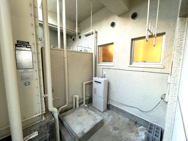 コーポ有栖川のその他|洗濯物干しスペースです