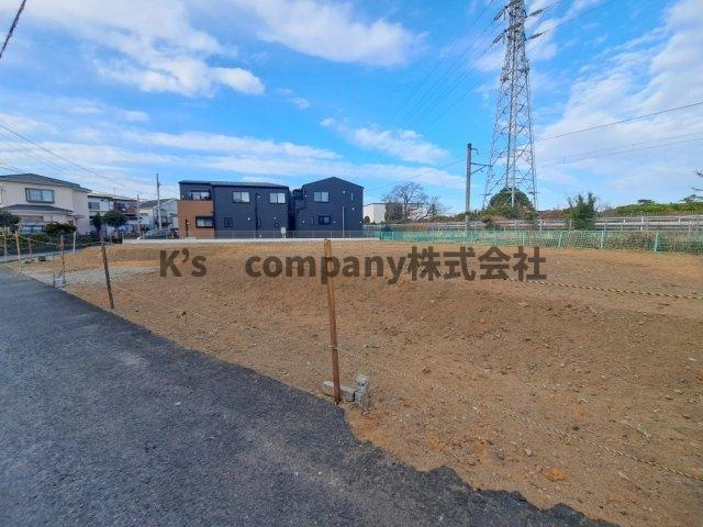 ◎高座郡寒川町一之宮4丁目　建築条件無し　売地　区画3の外観|2025.1撮影　広々とした陽当たりのいい売地です☆