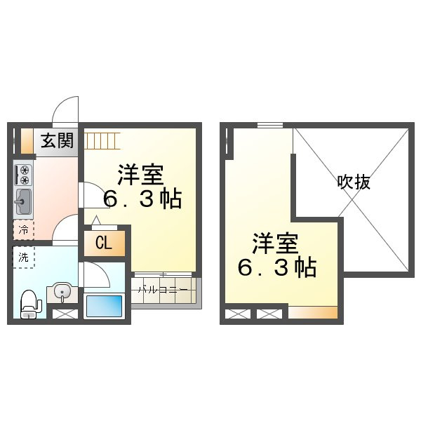 Impressive　Sumaの間取り