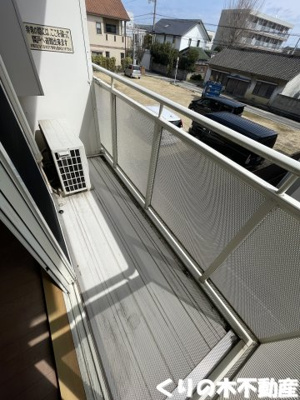【バルコニー】 | プリムローズ北日吉Ａ | 開放的で明るい空間を演出してくれるバルコニーです