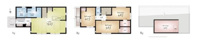 【間取り】 | 立川市富士見町３丁目　新築戸建