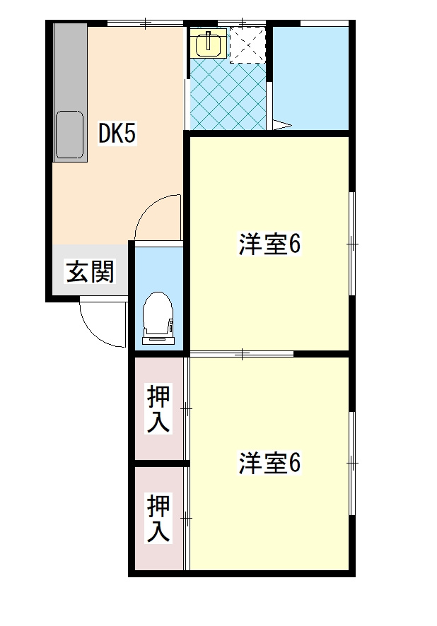 天童市北目4丁目9-22の間取り