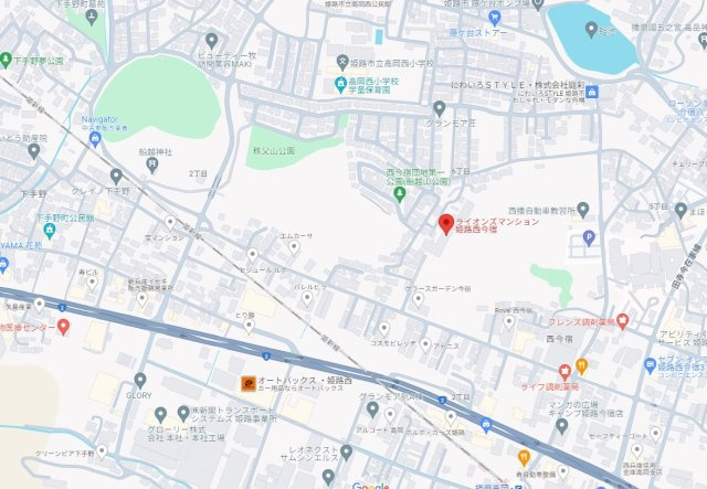 ライオンズマンション姫路西今宿　2階の地図