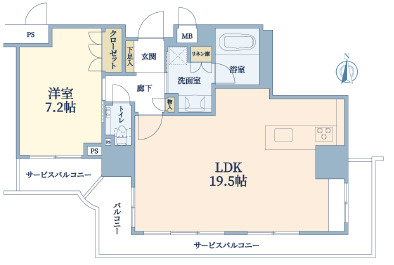 【間取り】 | サンメゾン心斎橋セレブリティ