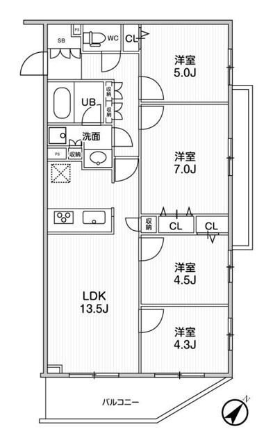 ＬＩＭＥＲＥＳＩＤＥＮＣＥ　ＨＩＫＩＦＵＮＥの間取り